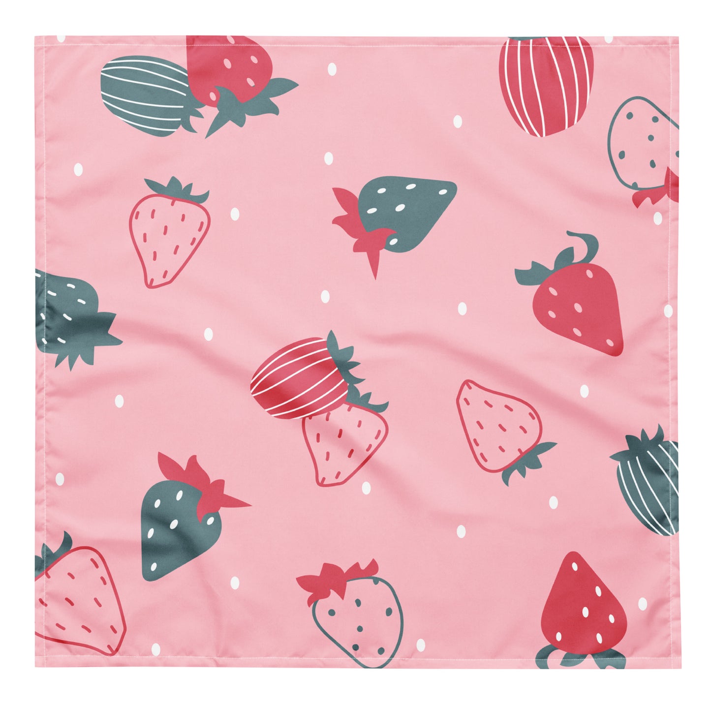 Strawberry Print Bandana